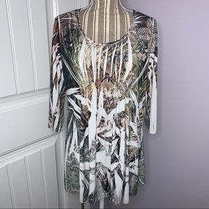 Design Works Tunic Half Sleeves size L